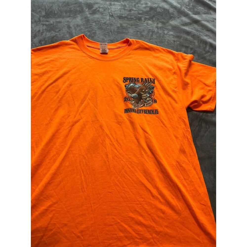 Bike Rally 2018 Panama City Beach FL T-Shirt Mens Large Short‎ Sleeve Graphic
